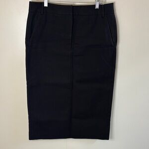 Tibi Black Midi Skirt